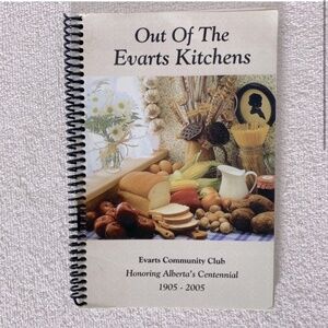 Vintage Evarts Community Club Out Of The Evarts Kitchen Cookbook